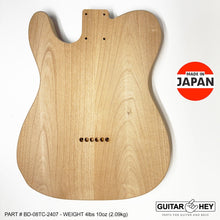 Load image into Gallery viewer, NEW Hosco JAPAN Unfinished Unsanded Telecaster Body MIJ - 2 Piece Alder #TC-2407