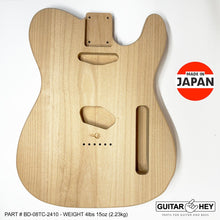 Load image into Gallery viewer, NEW Hosco JAPAN Unfinished Unsanded Telecaster Body MIJ - 2 Piece Alder #TC-2410