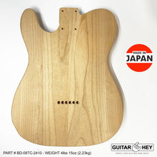 Load image into Gallery viewer, NEW Hosco JAPAN Unfinished Unsanded Telecaster Body MIJ - 2 Piece Alder #TC-2410