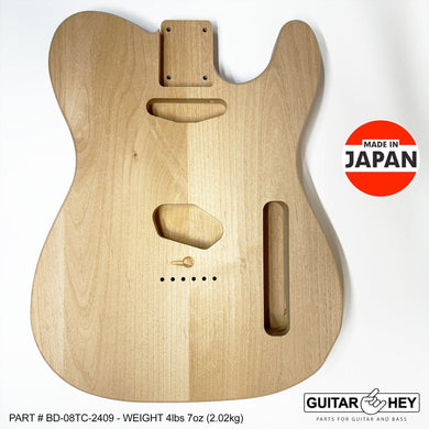 NEW Hosco JAPAN Unfinished Unsanded Telecaster Body MIJ - 2 Piece Alder #TC-2409