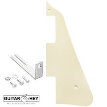 Load image into Gallery viewer, NEW 1-Ply Pickguard For Gibson Les Paul Standard Style w/ Bracket - CREAM