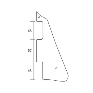 NEW 1-Ply Pickguard For Gibson Les Paul Standard Style w/ Bracket - CREAM