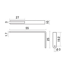 Load image into Gallery viewer, NEW Master Relic Pickguard Bracket Support for Gibson Les Paul® - AGED CHROME