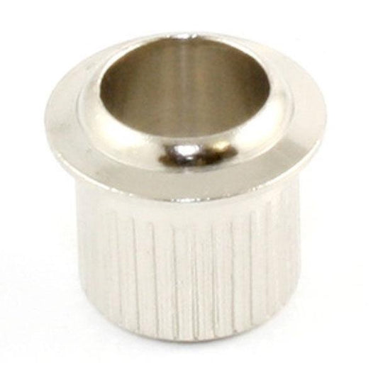 NEW (6) Vintage Style Press Fit In Guitar Tuner Bushings - NICKEL
