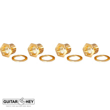 Load image into Gallery viewer, NEW Gotoh GB11W 4 in Line Bass Tuners Tuning Keys 20:1 LEFT-HANDED - GOLD