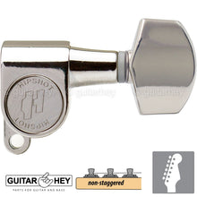 Carregar imagem no visualizador da galeria, NEW Hipshot Mini Tuners Classic 6-In-Line Non-Staggered Closed-Gear - NICKEL