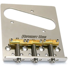 Carregar imagem no visualizador da galeria, NEW USA Hipshot Telecaster® Retrofit Bridge 4 Hole Mount - STAINLESS STEEL