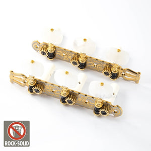 NEW Gotoh 35G3600T-1W Classical Guitar Tuning Machine Heads w/ Screws - TWO-TONE