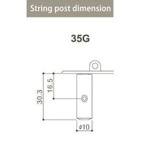 Load image into Gallery viewer, NEW Gotoh 35G3600T-1W Classical Guitar Tuning Machine Heads w/ Screws - TWO-TONE