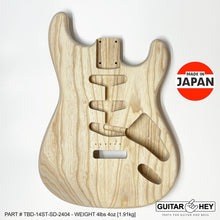 Load image into Gallery viewer, NEW Hosco JAPAN Unfinished, Sanded Strat® 62&#39;s Style Body Swamp Ash 2-piece 2404