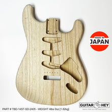 Load image into Gallery viewer, NEW Hosco JAPAN Unfinished, Sanded Strat® 62&#39;s Style Body Swamp Ash 2-piece 2405