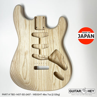 NEW Hosco JAPAN Unfinished, Sanded Strat® 62's Style Body Swamp Ash 2-piece 2407