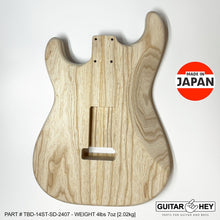 Load image into Gallery viewer, NEW Hosco JAPAN Unfinished, Sanded Strat® 62&#39;s Style Body Swamp Ash 2-piece 2407