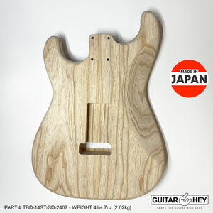 NEW Hosco JAPAN Unfinished, Sanded Strat® 62's Style Body Swamp Ash 2-piece 2407