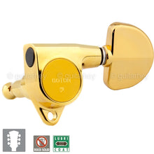 Load image into Gallery viewer, NEW Gotoh SG301-20 L3+R3 Tuning Keys Grover Style DOME Vintage Button 3x3 - GOLD