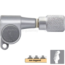 Load image into Gallery viewer, NEW Hipshot Classic Mini Tuners 6 in line NON-Staggered KNURLED Buttons - SATIN