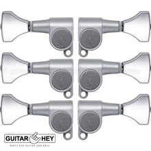 Carregar imagem no visualizador da galeria, NEW Hipshot L3+R3 Classic Enclosed Mini Tuners HS Buttons 3x3 - SATIN CHROME