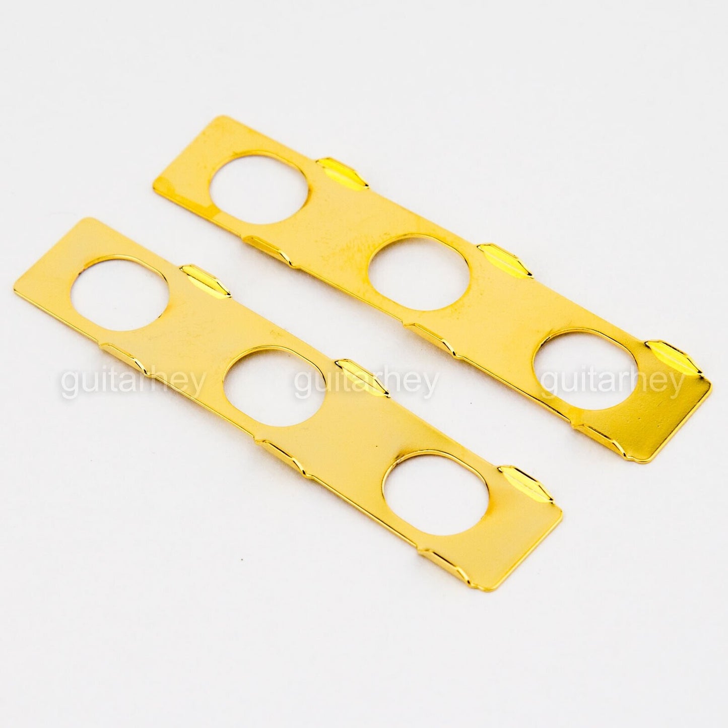 VINTAGE Hipshot 6-in-Line Locking STAGGERED Keys SMALL Buttons LEFT-HAND - GOLD