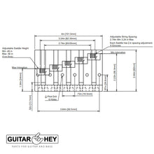 Load image into Gallery viewer, NEW Leo Quan® Badass V™ Bass Bridge for 5-string Fender P/Jazz Bass® - GOLD