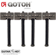 Load image into Gallery viewer, NEW Gotoh S201 Replacement Bridge BRASS Bass Saddles Set fit 201B-4, COSMO BLACK