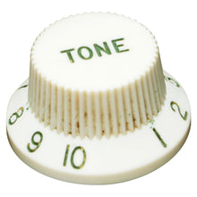 Load image into Gallery viewer, 60s Vintage Fender Strat Style Control Knob Set - AGED RELIC PARCHMENT WHITE