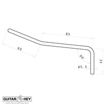 Load image into Gallery viewer, NEW Gotoh A7 Whammy Bar Replacement Tremolo Arm for 510T &amp; VS/VG Bridges, BLACK