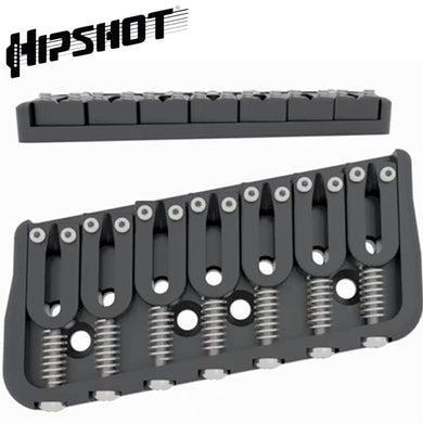 USA Hipshot 7 String Multi-Scale Fixed Guitar Bridge 11° Angle .125