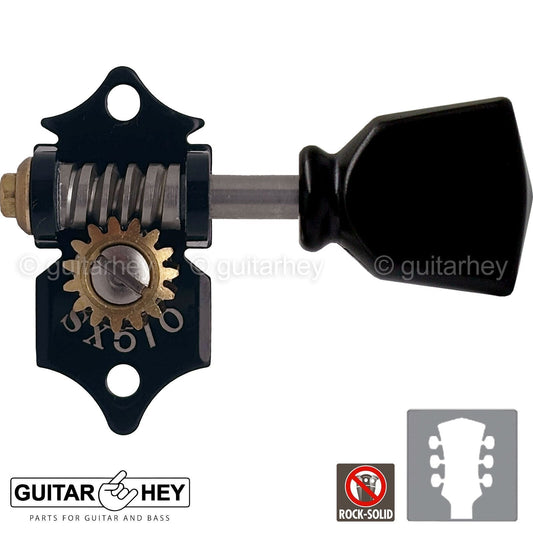 NEW GOTOH SXN510V-SLB Electric/Acoustic Guitar 1:15 Premium Tuners 3x3 - BLACK