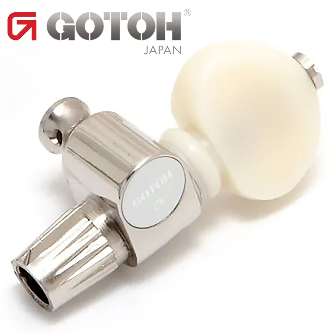 Gotoh SPBJ-5-AI 5th String BANJO Tuning Key 13:1 w/ Ivory Knob - NICKEL