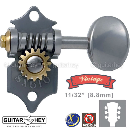 NEW GOTOH SXB510V-05M Electric/Acoustic Guitar 1:15 Vintage Tuners 3x3, X-CHROME