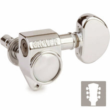 Carregar imagem no visualizador da galeria, NEW Grover 106C Original Locking Rotomatic Tuners 18:1 Gear Ratio 3x3 - NICKEL