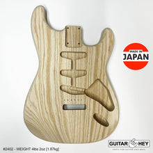 Load image into Gallery viewer, NEW Hosco JAPAN Unfinished Strat® 50&#39;s Style Body Swamp Ash 2-piece SANDED, 2402