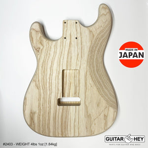 NEW Hosco JAPAN Unfinished Strat® 50's Style Body Swamp Ash 2-piece SANDED, 2403