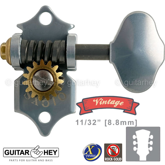 NEW GOTOH SXB510V-06M Electric/Acoustic Guitar 1:15 Vintage Tuners 3x3, X-CHROME