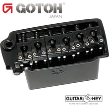 Load image into Gallery viewer, NEW Gotoh EV510T-BS Non-locking 2 Point Tremolo FTS Bridge Brass Saddles - BLACK