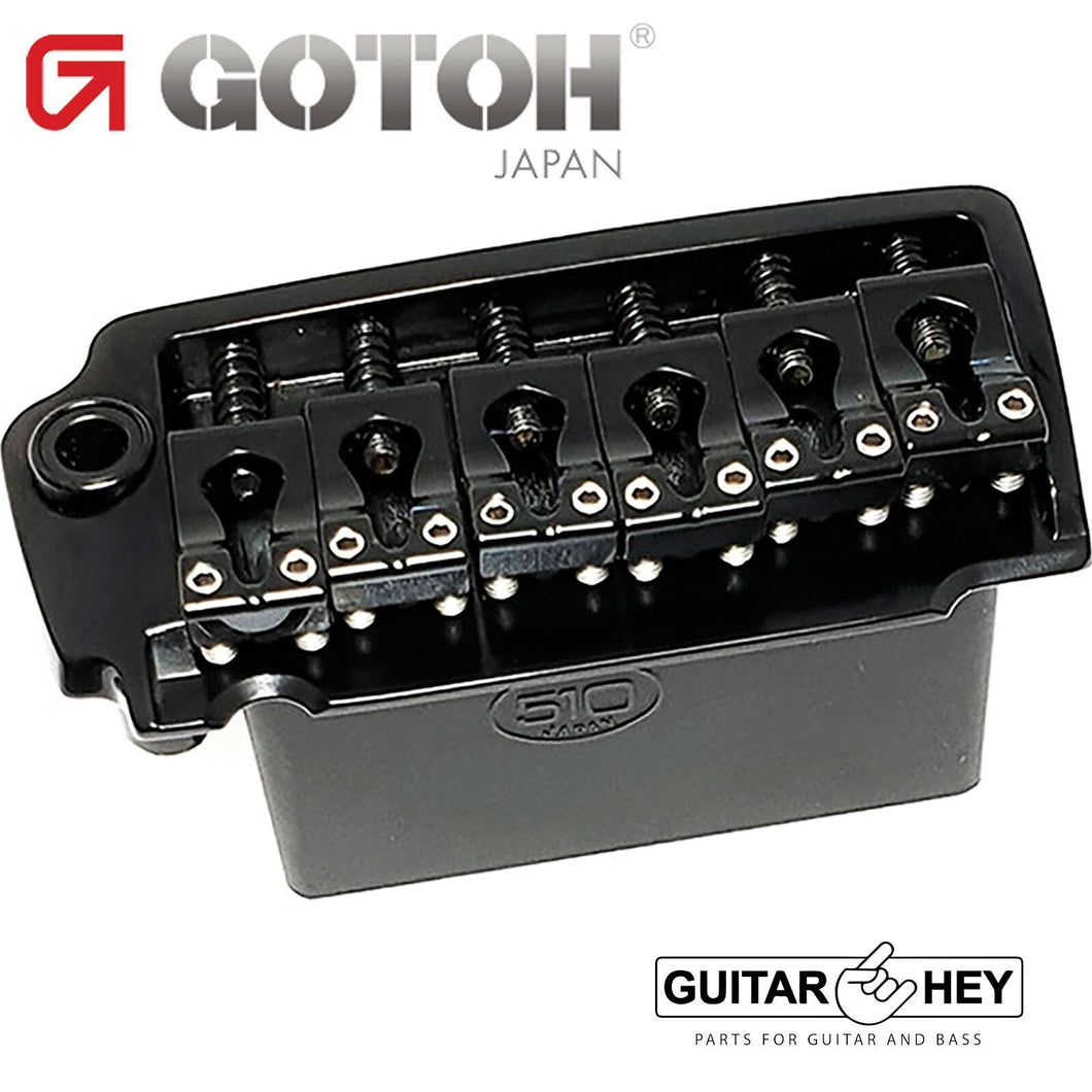 NEW Gotoh EV510T-BS Non-locking 2 Point Tremolo FTS Bridge Brass Saddles - BLACK