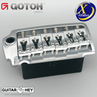 NEW Gotoh EV510T-BS Non-locking 2 Point Tremolo Bridge Brass Saddles - X-CHROME