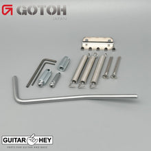 Load image into Gallery viewer, NEW Gotoh EV510T-BS Non-locking 2 Point Tremolo Bridge Brass Saddles - X-CHROME