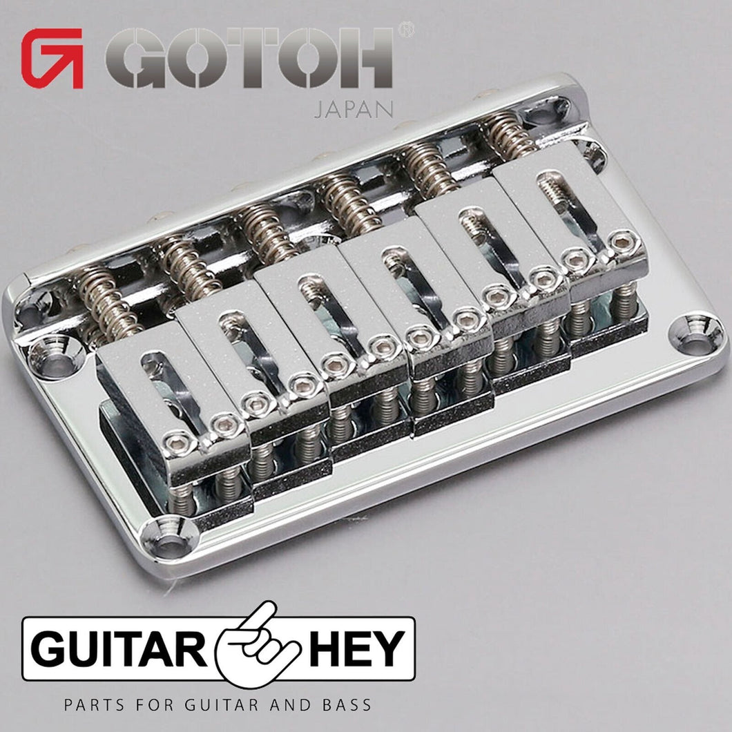 NEW Gotoh GTC102 Non-Tremolo Hardtail Bridge 2-1/16'' space STEEL Saddles CHROME