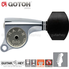 Load image into Gallery viewer, NEW Gotoh SGS510-EN07 HAPM Locking 6 in line Adustable Height Mini Keys, CHROME