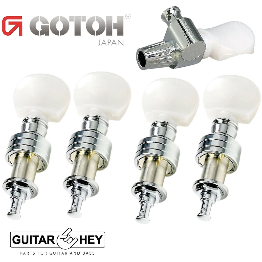 NEW Gotoh SPBJ-4/5-PW Sealed PLANETARY Banjo Tuning Keys 5 Tuners Set - CHROME