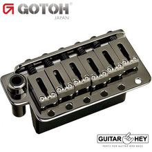 Load image into Gallery viewer, NEW Gotoh 510T-FE2 Non-locking 6 Point Tremolo Bridge Steel Saddles, COSMO BLACK