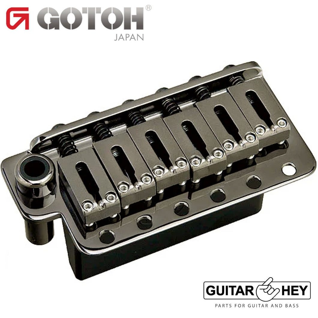 NEW Gotoh 510T-FE2 Non-locking 6 Point Tremolo Bridge Steel Saddles, COSMO BLACK