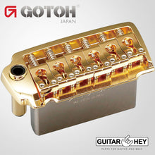 Carregar imagem no visualizador da galeria, NEW Gotoh EV510TS-BS Non-locking 2 Point Tremolo Bridge Steel Block- GOLD