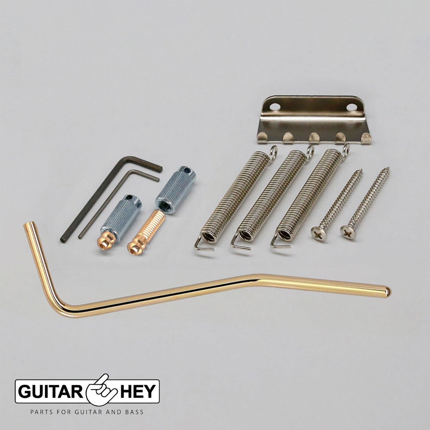 NEW Gotoh EV510TS-BS Non-locking 2 Point Tremolo Bridge Steel Block- GOLD