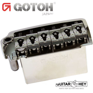 NEW Gotoh EV510TS-BS Non-locking 2 Point Tremolo Bridge Steel Block, COSMO BLACK