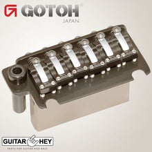 Load image into Gallery viewer, NEW Gotoh 510TS-LS1 Bridge 2 Point Tremolo w/ Locking Steel Saddles, COSMO BLACK