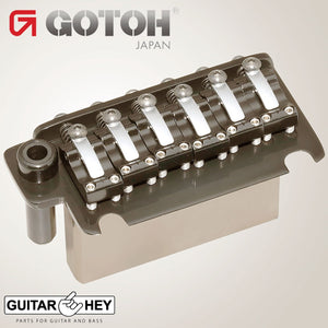 NEW Gotoh 510TS-LS1 Bridge 2 Point Tremolo w/ Locking Steel Saddles, COSMO BLACK