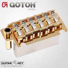 Load image into Gallery viewer, NEW Gotoh 510TS-LS1 Bridge 2 Point Tremolo w/ Locking Steel Saddles - GOLD