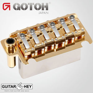 NEW Gotoh 510TS-LS1 Bridge 2 Point Tremolo w/ Locking Steel Saddles - GOLD